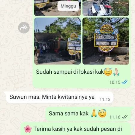 Pengiriman Papan Bunga Duka Jatirasa